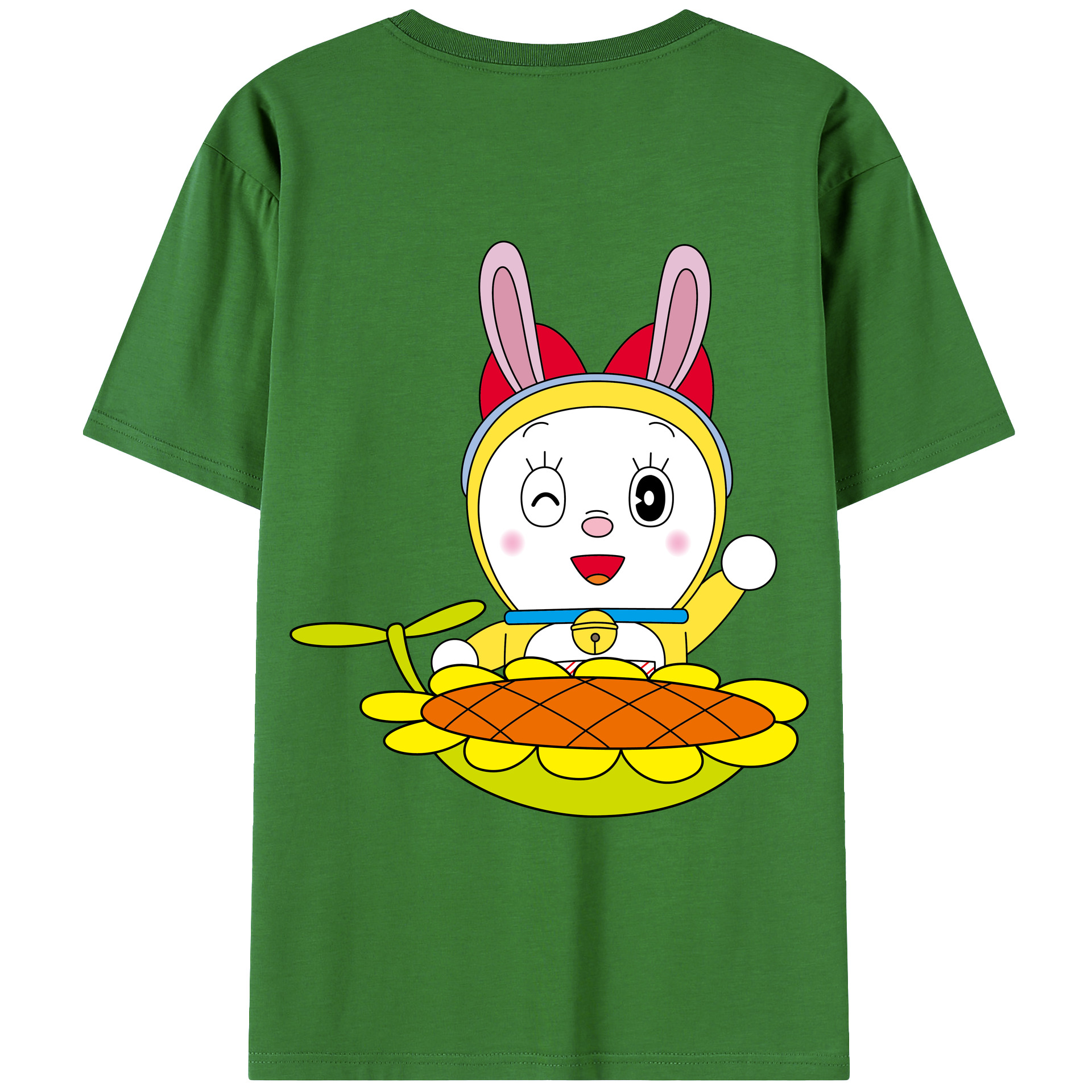 （画像用） ドラえもん ドラミ Doraemon Dorami レディース半袖Tシャツ(バックプリント)
